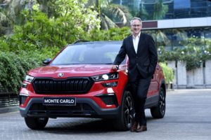 _Mr Zac Hollis, Brand Director with the new ŠKODA KUSHAQ Monte Carlo