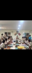 ନୟାଗଡ ଏସ ପି ରାହୁଲ ଜୈନ ଙ୍କ ଦ୍ୱାରା ଅପରାଧିକ ସମୀକ୍ଷା ବୈଠକ