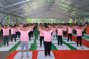 ଜିନ୍ଦଲ ଷ୍ଟିଲ ଆଣ୍ଡ ପାୱାର ପକ୍ଷରୁ ୧୦ମ ଆନ୍ତର୍ଜାତୀୟ ଯୋଗ ଦିବସ ପାଳିତ