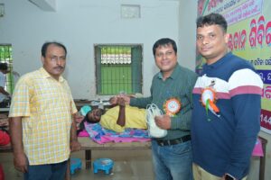 ଅସହାୟର ସାଥି ସ୍ବେଛାସେବୀ ସଂଗଠନ ତରଫରୁ ରକ୍ତଦାନ ଶିବିର