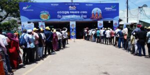 ରଥଯାତ୍ରାରେ ଜେଏସପି ଫାଉଣ୍ଡେସନ ଦ୍ବାରା ଭକ୍ତମାନଙ୍କୁ ବିଭିନ୍ନ ସେବା ପ୍ରଦାନ