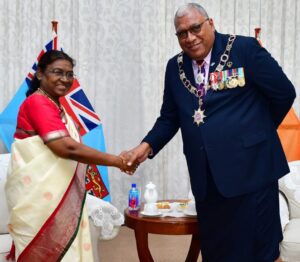 ଫିଜି ରାଷ୍ଟ୍ରପତି ଓ ପ୍ରଧାନ ମନ୍ତ୍ରୀଙ୍କ ସହ ଭାରତ ରାଷ୍ଟ୍ରପତିଙ୍କ ଦ୍ୱିପାକ୍ଷିକ ବୈଠକ