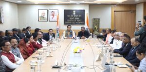 କେନ୍ଦ୍ର ବନ୍ଦର, ଜାହାଜ ଚଳାଚଳ ଓ ଜଳପଥ ମନ୍ତ୍ରୀଙ୍କ ସହ କେନ୍ଦ୍ରମନ୍ତ୍ରୀ ଧର୍ମେନ୍ଦ୍ର ପ୍ରଧାନ ଏବଂ ଓଡ଼ିଶାର ସାଂସଦଙ୍କ ଆଲୋଚନା